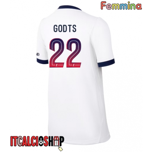 Paris Saint-Germain Mika Godts #22 Seconda Maglia Femmina 2026-27 Manica Corta